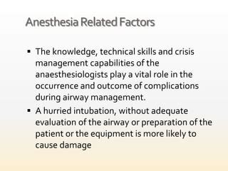 Complications of intubation | PPT