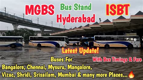 MGBS Bus Stand | Hyderabad MGBS Bus Stand| Mahatma Gandhi Bus Station|MGBS| Traveling 2 day ...