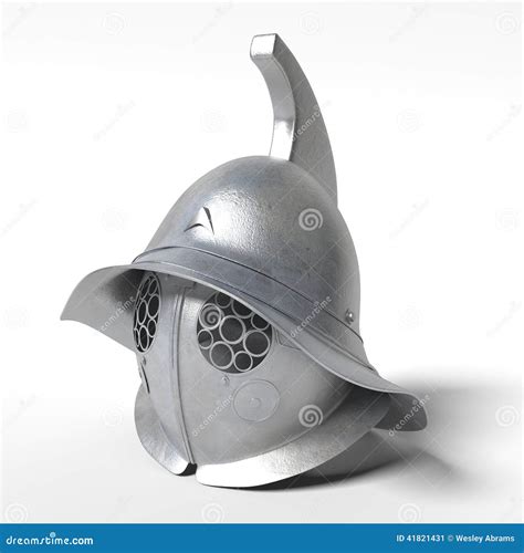 Gladiator Helmet stock illustration. Illustration of medieval - 41821431