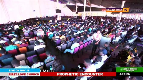 WATCH THE PROPHETIC ENCOUNTER, LIVE FROM THE FIRST LOVE CENTRE, ACCRA - GHANA. | By Dag Heward-Mills