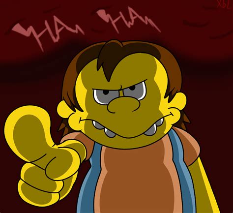 Simpsons February DAY 4, Nelson Muntz by XBL on Newgrounds