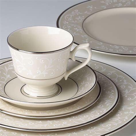 Pearl Innocence 5-pc Place Setting | Lenox | Dinnerware, Fine dinnerware, Fine china patterns