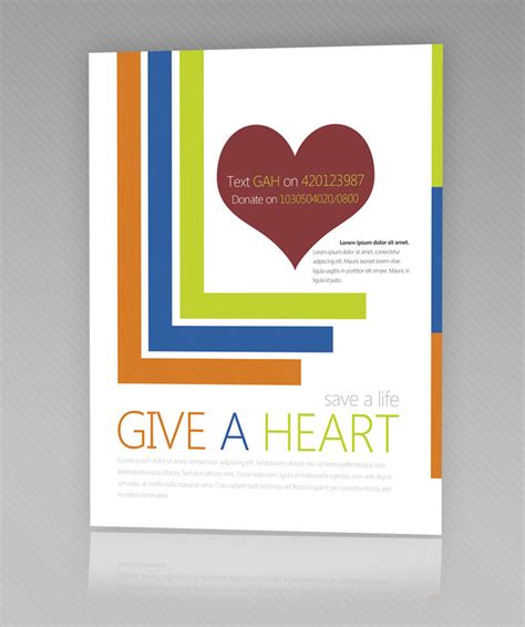 Give a Heart Flyer PSD by Martz90 on DeviantArt