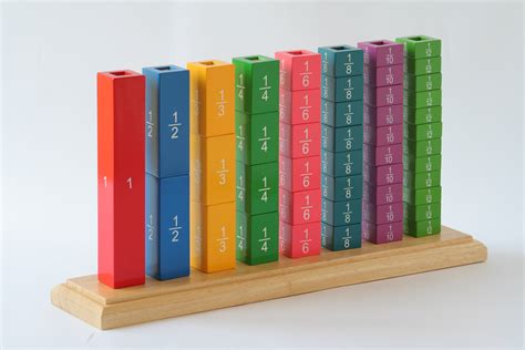 Fractions Stacker | Montessori Preschool Supplies