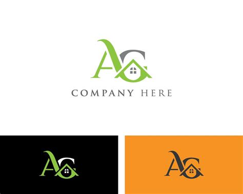 AG House Logo Design Template 5008715 Vector Art at Vecteezy