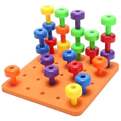 Educational Stacking Peg Board Toddler Toys Educational - Buy Product on Chilbo (Dongguan ...