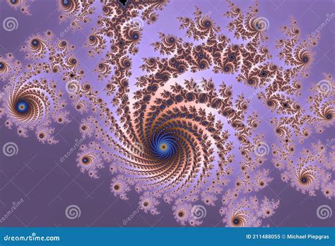 Beautiful Zoom Into The Infinite Mathematical Mandelbrot Set Fractal Stock Photo | CartoonDealer ...