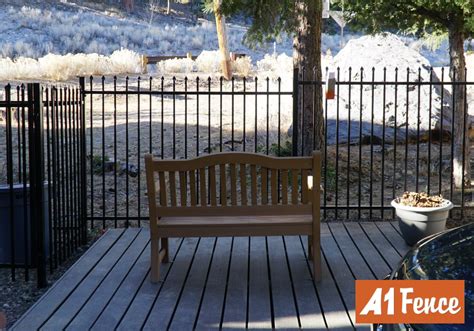 A Mount Charleston Iron Fence Installation - Las Vegas Fence Company