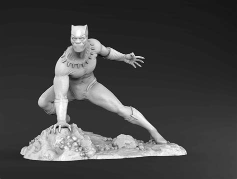 Black Panther 3D Printing Model STL