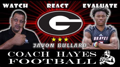 Javon Bullard Highlights - He is committed to the University of Georgia. #GoDawgs (WRE) - YouTube