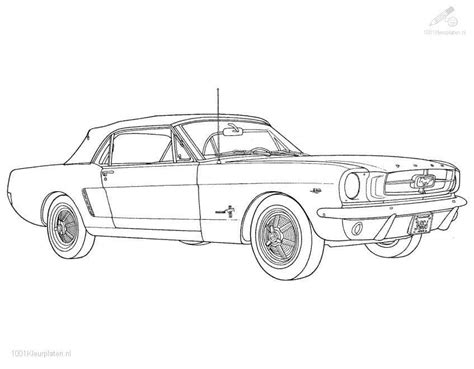 1967 Ford Mustang Coloring Pages