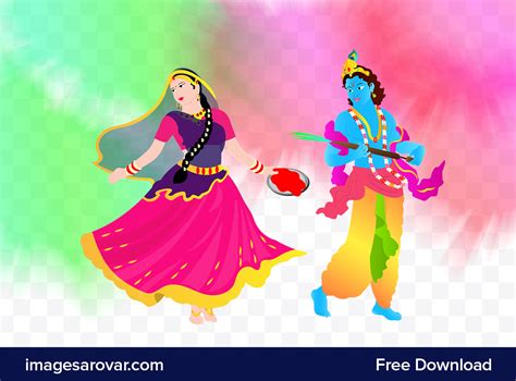 Radha Krishna Playing Holi Animated Jpg Wordzz - vrogue.co