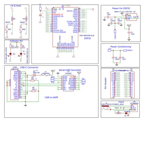 ESP WROOM 32 own design Resources - EasyEDA