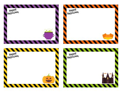 15 Best Halloween Free Printable Tag Templates PDF for Free at Printablee