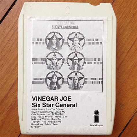 Vinegar Joe - Six Star General (1973, 8-Track Cartridge) | Discogs