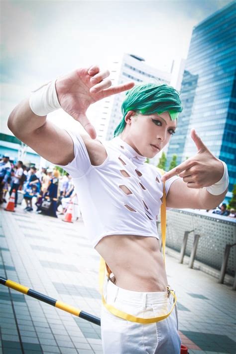 JoJo's Bizarre Adventure Rohan Kishibe Cosplay Costume White Suit With ...