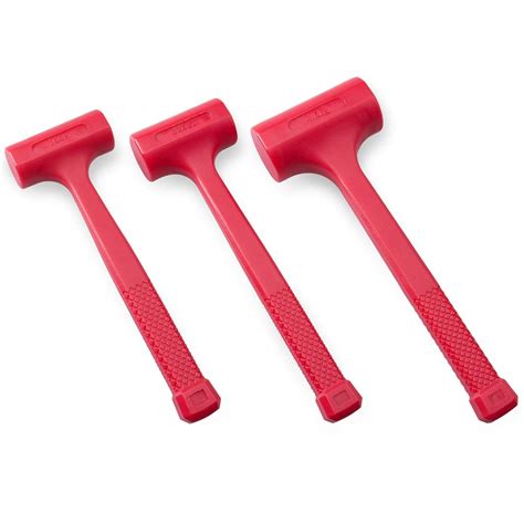 Buy 3-Piece Premium Dead Blow Hammer and Unicast Mallet Set - Include 16-oz (1 lb), 32-oz (2 lb ...