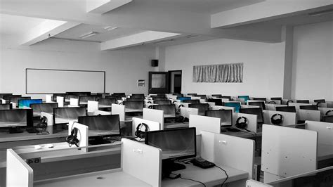 gray, wooden, computer cubicles, inside, room, businessmen, classroom, communication | Piqsels