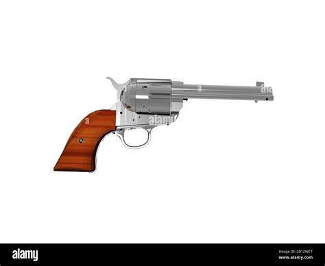 Wild West drum revolver with holster Stock Photo - Alamy