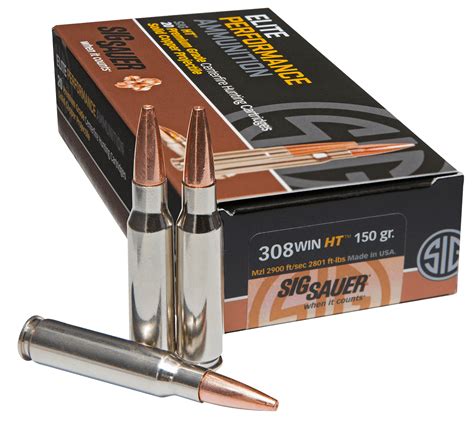 Sig Sauer E308H120 Elite Copper Hunting 308 Win 150 gr Copper Solid 20rd Box – GunStuff®