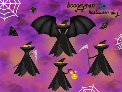 Boogeyman in Halloween Day Graphic by Ppat _man · Creative Fabrica