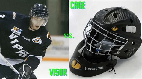 Hockey Cage Vs Visor: Pros & Cons Of Each - Stick & Bat