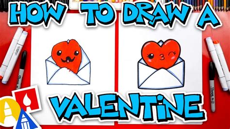 Valentines Day Drawing Ideas Step By Step : Pictures To Draw For Valentines Day : Learn How To ...