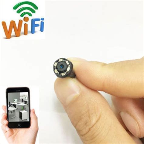 wireless network WIFI IP HD tiny pinhole mini DIY spy hidden camera DVR recorder | Câmera espiã ...