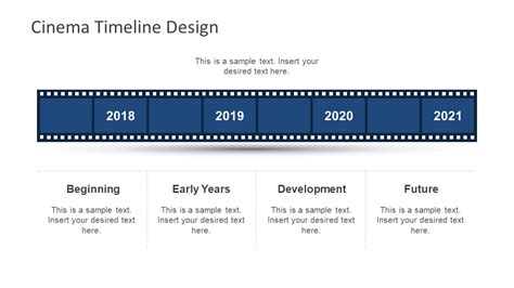 Cinema Timeline Template for PowerPoint - SlideModel