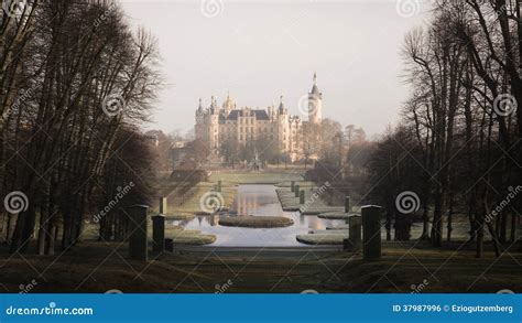 The Schwerin Castle in Winter Stock Photo - Image of romantic, german: 37987996