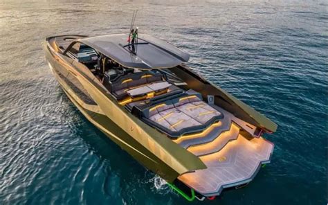 The $3.5 million Lamborghini 63 yacht launches in Blu Uranus