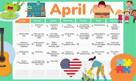 April Month Themes