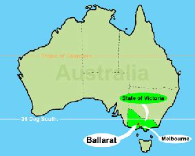 Ballarat Map - Australia