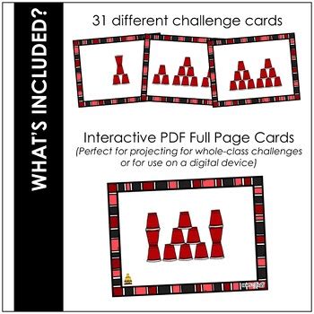 Cup Stacking Challenge Cards by Heaps of Firsts | TPT