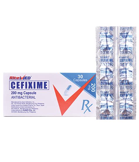 Cefixime 200mg Capsule - Ritemed - Rose Pharmacy Medicine Delivery