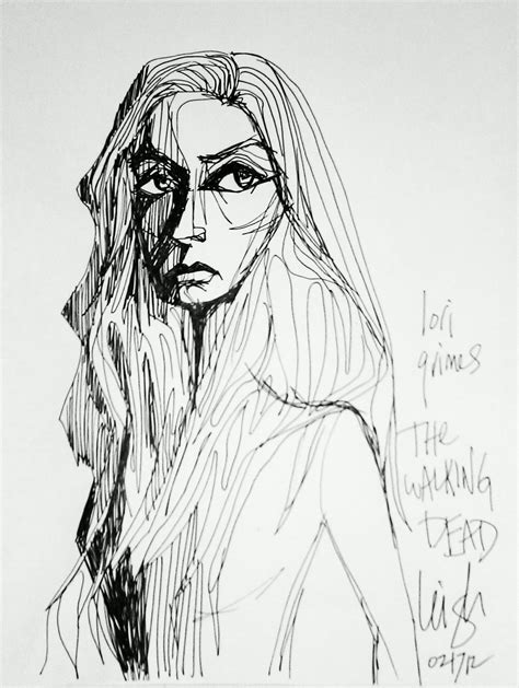 Lori Grimes. | Sketches, Male sketch, Art sketches