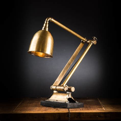 Vintage Articulated Brass Desk Lamp — Felix Lighting Specialists | Vintage Industrial Lighting