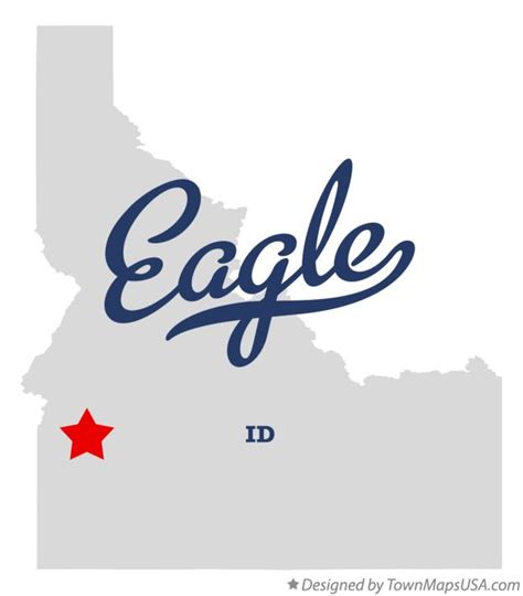 Map of Eagle, ID, Idaho