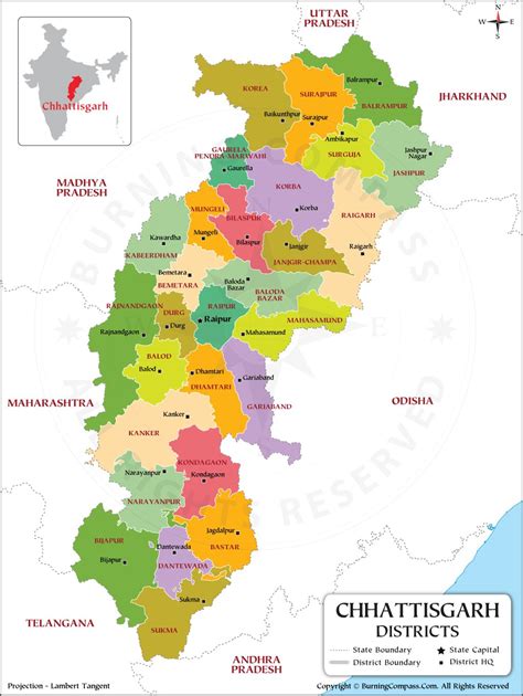 Chhattisgarh Road Map