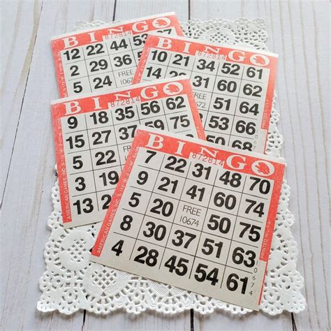 Bingo Vintage Game - Etsy