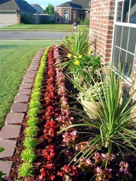 Best 25+ Easy Flower Bed Ideas To Make Front Yard More Beautiful — Freshouz Home & Architecture ...