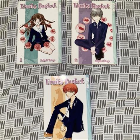 fruits basket manga single volumes volumes 1-3... - Depop