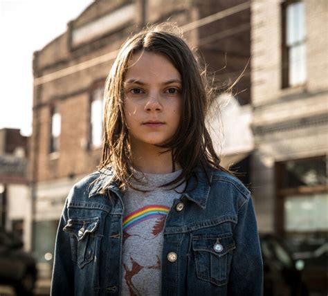 Laura Kinney (X-23) in Logan. I need this shirt! Hugh Jackman, Patrick Stewart, Philip Pullman ...