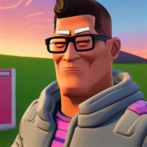 Hank Hill in Fortnite | Stable Diffusion