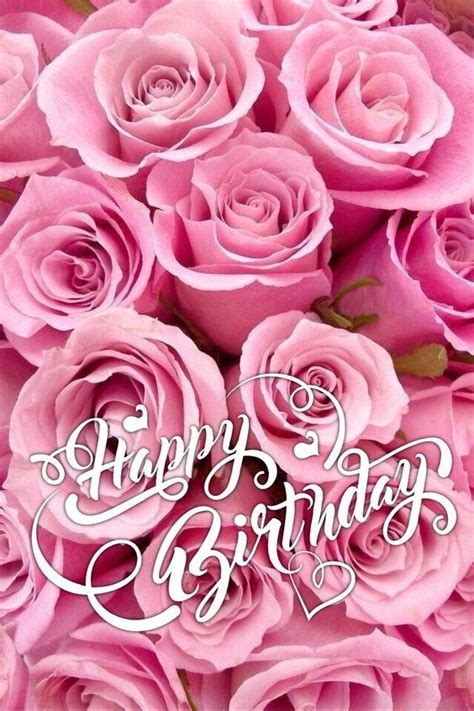 Pink Rose Happy Birthday birthday happy birthday happy birthday wishes ...