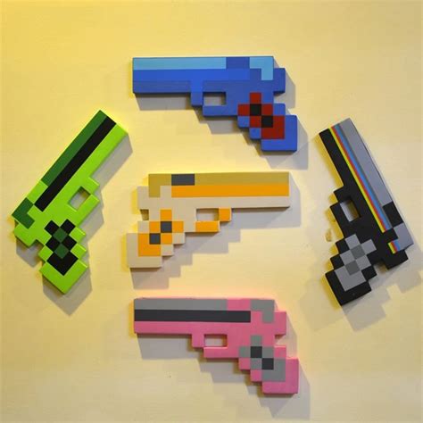 1pcs Minecraft Gun Toys Minecraft Foam Weapons Sword Gun Toys EVA ...