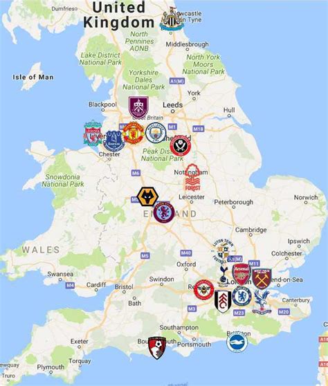 Premier League Teams Map: Understanding The Landscape Of English Football