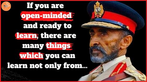 47 Mind-Blowing Quotes By Haile Selassie On Leadership, Justice, Unity And More - YouTube