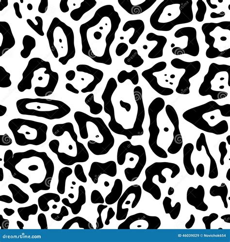 Vector Illustration Of Jaguar Seamless Pattern Stock Vector - Image ...