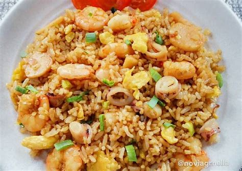 Resep Nasi goreng seafood oleh Nella - Cookpad